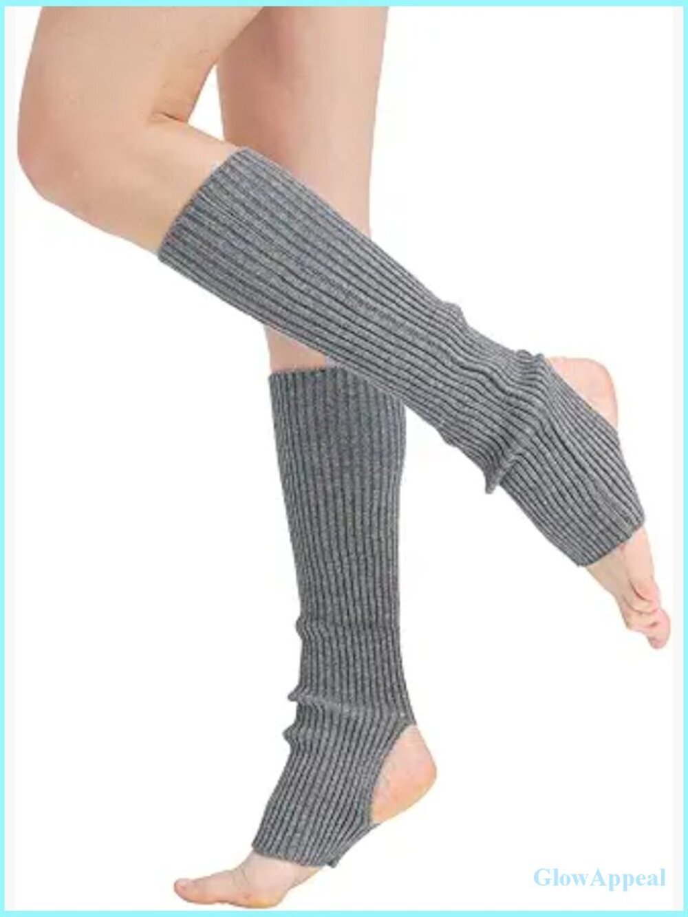 Knit Ribbed Leg Warmer Y2K 80s Retro Dance Yoga Accessory